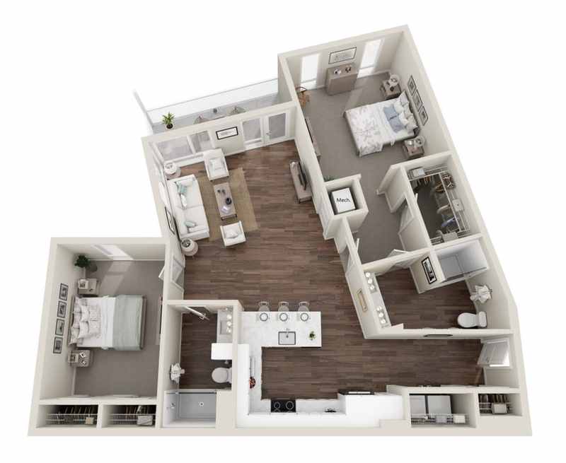 Additional floor plan options at The Bailey at Bridge Park